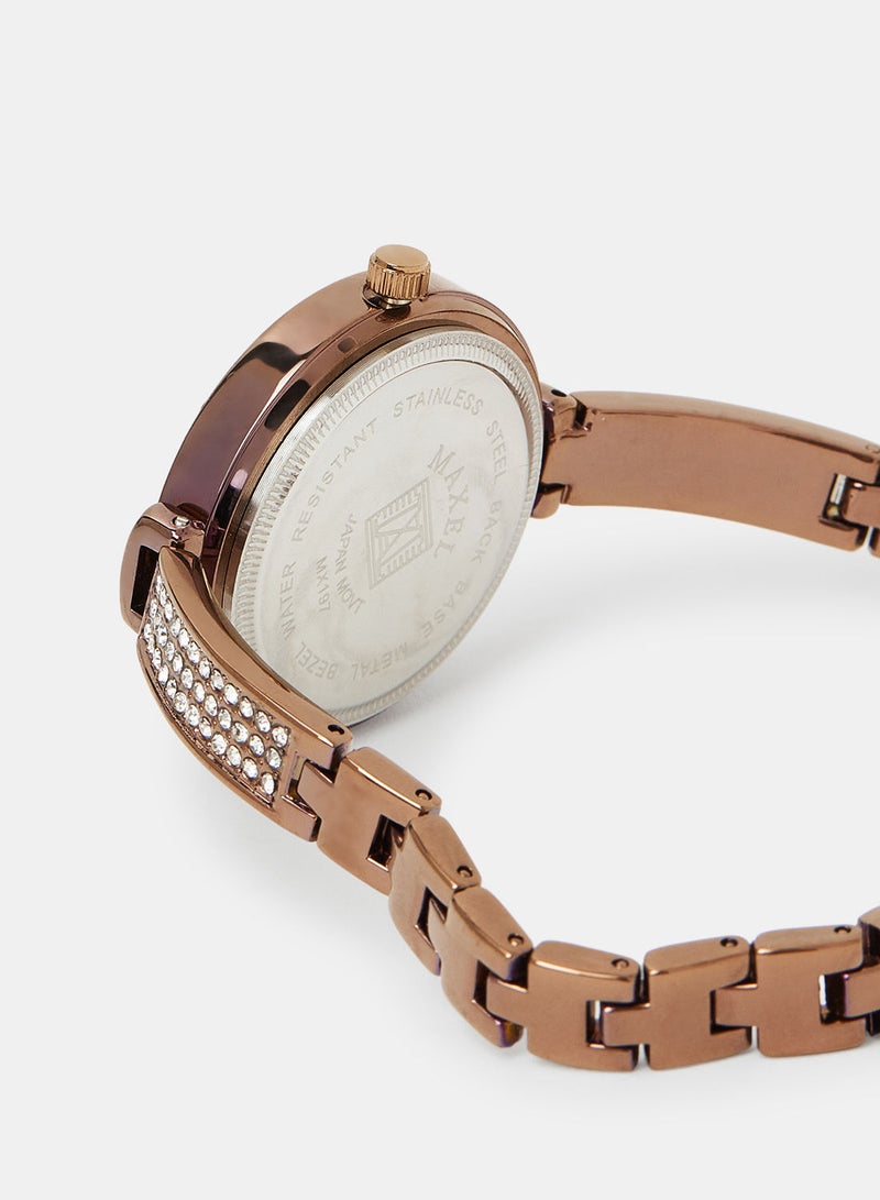 Maxel Women's Fashion Analog Wrist Watches MX303 - 28mm - Image 4