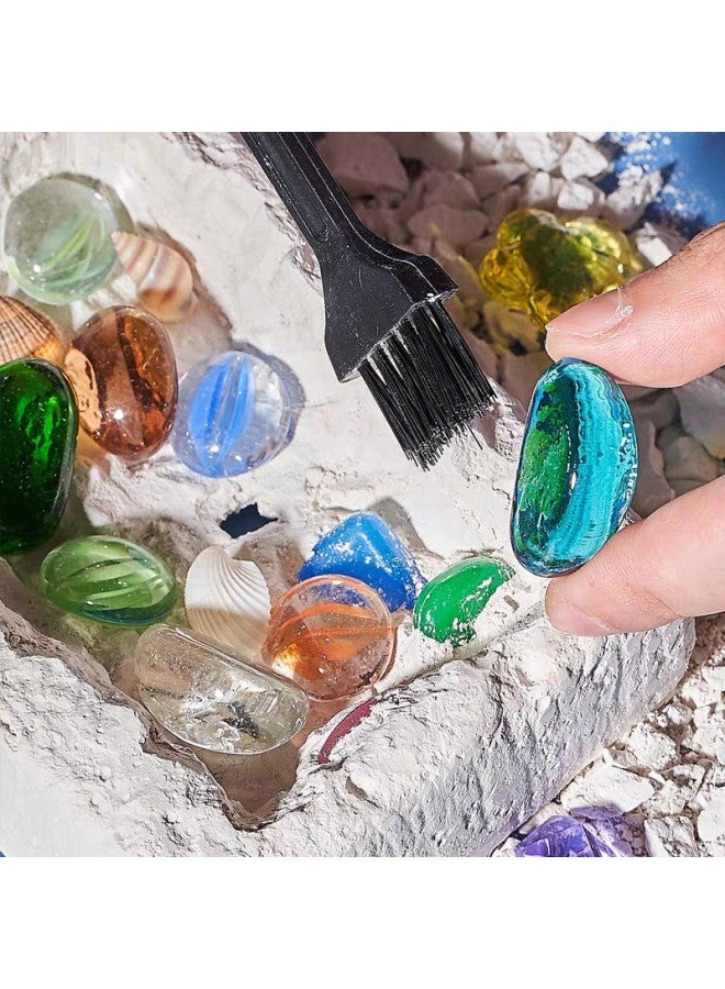 Loquat Imperial Gem Archaeological Excavation Toy Ore Knocking Fossils Children DIY Boys And Girls Diamond Treasure Hunting Blind Box-Color:Triceratops Fossil - Image 3