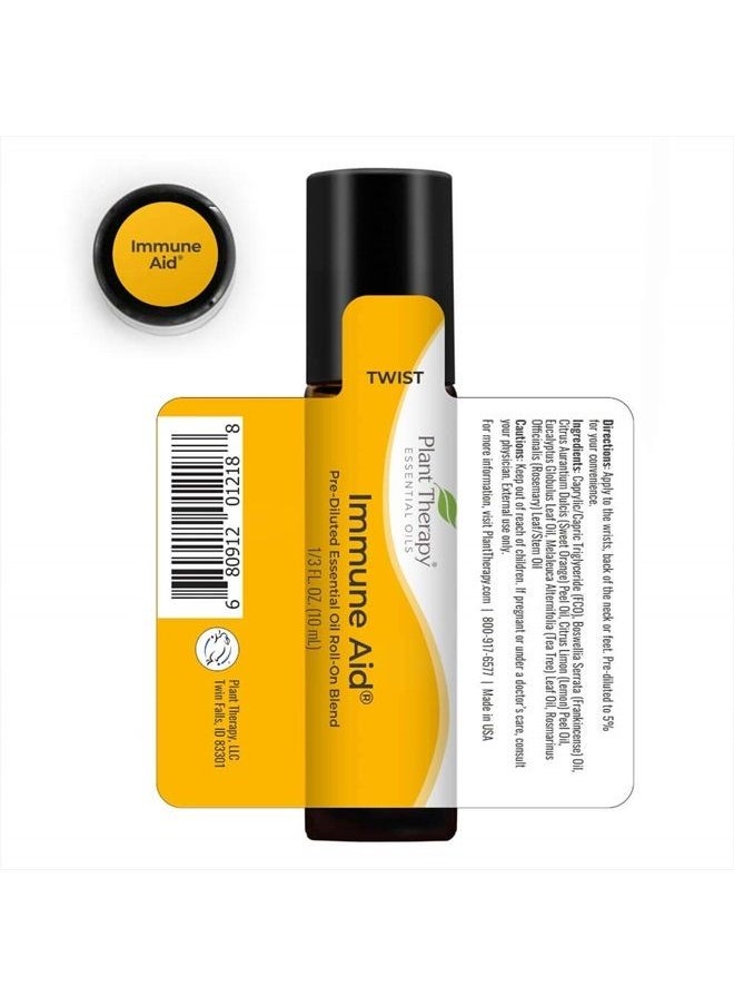 Plant Therapy Immune Aid Essential Oil Blend 10 mL (1/3 oz) 100% Pure, Pre-Diluted Roll On, Therapeutic Grade  - Image 4