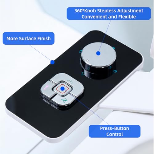 HASTHIP® Manual Bidet Sprayer for Toilet Dual-Nozzle Adjustable Hygiene Toilet Bidet Attachment Front & Rear Wash, Self Cleaning Design, Individual Button Control, Personal Care Toilet Bidet Sprayer - Image 3
