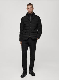 Mango Man Joe Zip Through Bomber Jacket  - Image 4