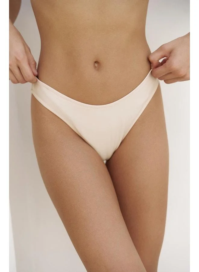 Bohemai  Bintang Straight Cut Beige Bikini Bottom for Women | Best Price UAE