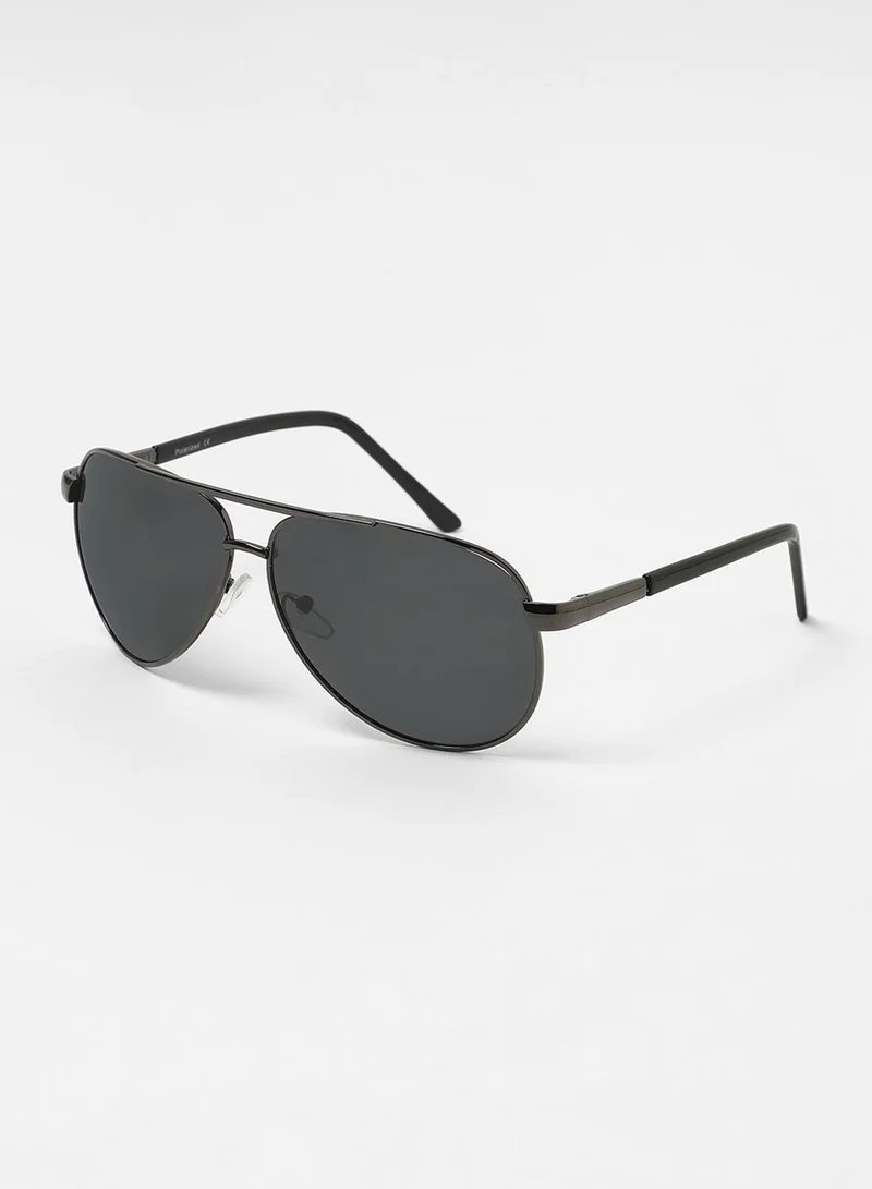 Haute Sauce The Classic Aviator Sunglasses - Onyx Black