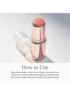 josie maran Josie Maran Color Stick & Lip Gloss Makeup Set - Argan Oil-Based Makeup Balm for Lips, Cheeks & Eyes + Hyaluronic Acid Infused Plumping Lip Gloss (2 Piece Set)  - Image 3