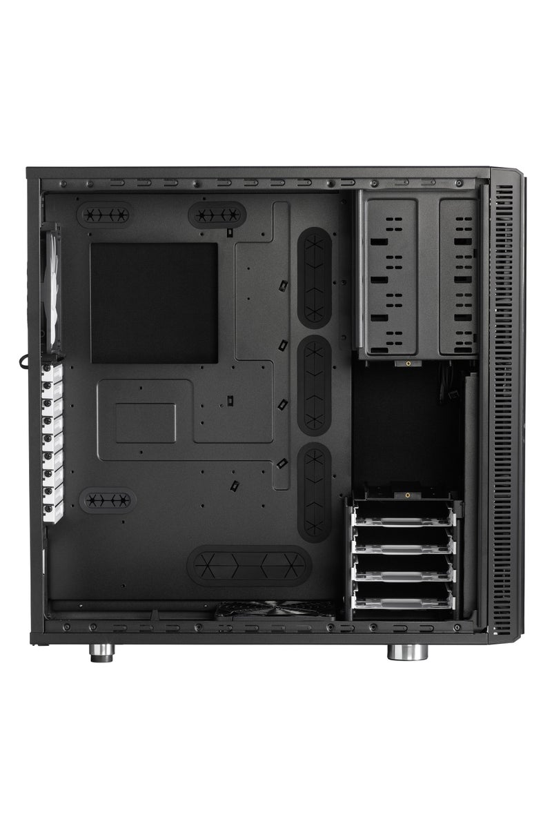 Fractal Design Define XL R2 Black Pearl Full Tower PC Case Silent Sound-Dampened Steel, 9 Expansion Slots, Advanced Modular HDD Cages, 140mm Pre-installed Fans, Fan Controller, Radiator Support up to 280mm, ModuVent Top Panel, 26mm Cable Management, Black | FD-CA-DEF-XL-R2-BL - Image 5