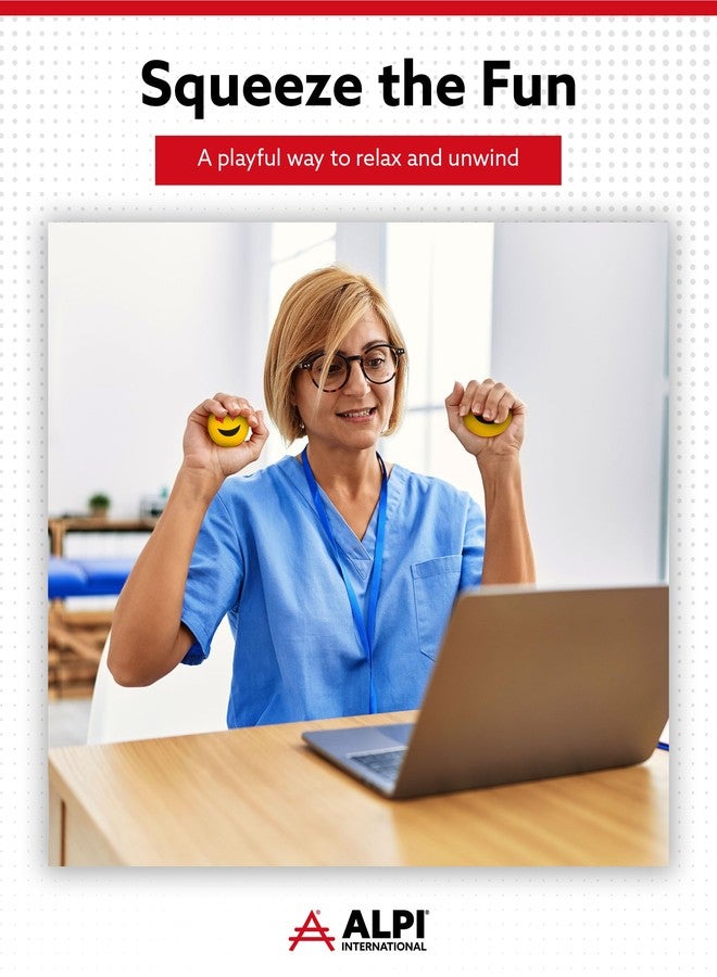 Alpi Squeezies Emoticons Pack - Stress Balls to Improve Focus - Soft Funny Faces Squishy - Durable & Fun Squishy Ball - Stress Balls for Adults & Kids - Pack of 8, Assorted - Image 2