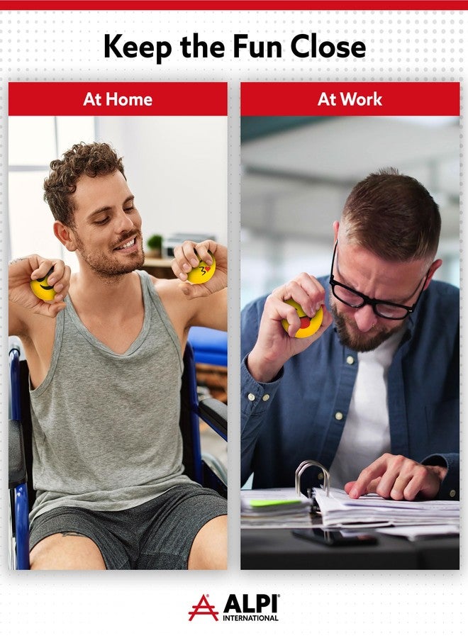 Alpi Squeezies Emoticons Pack - Stress Balls to Improve Focus - Soft Funny Faces Squishy - Durable & Fun Squishy Ball - Stress Balls for Adults & Kids - Pack of 8, Assorted - Image 3