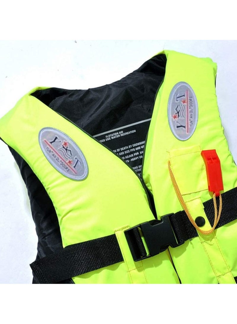 REBENUO Swimming vest, latest models, safety vests, medium size (phosphorus) - Image 3