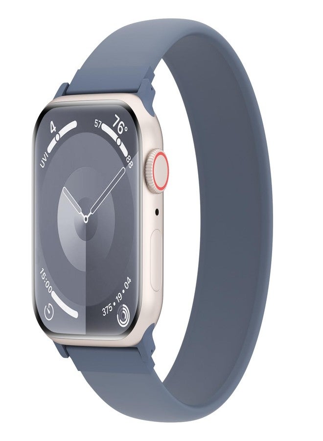 سوار سيليكون حلقي فردي من Arctime متوافق مع ساعات iWatch مقاسات 38 مم، 40 مم، 41 مم، 42 مم، 44 مم، 45 مم، و49 مم. سوار بديل ناعم لساعات iWatch Ultra/2 Series 9 8 SE 7 6 5 4 3 2 1، مقاسات 38 مم/40 مم/41 مم/42 مم (Series 10) S - Image 1