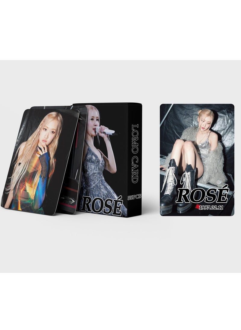 EHOME - 55-Pcs Rose Single New Photo Album Special Photo Filio Lomo Card - Image 1