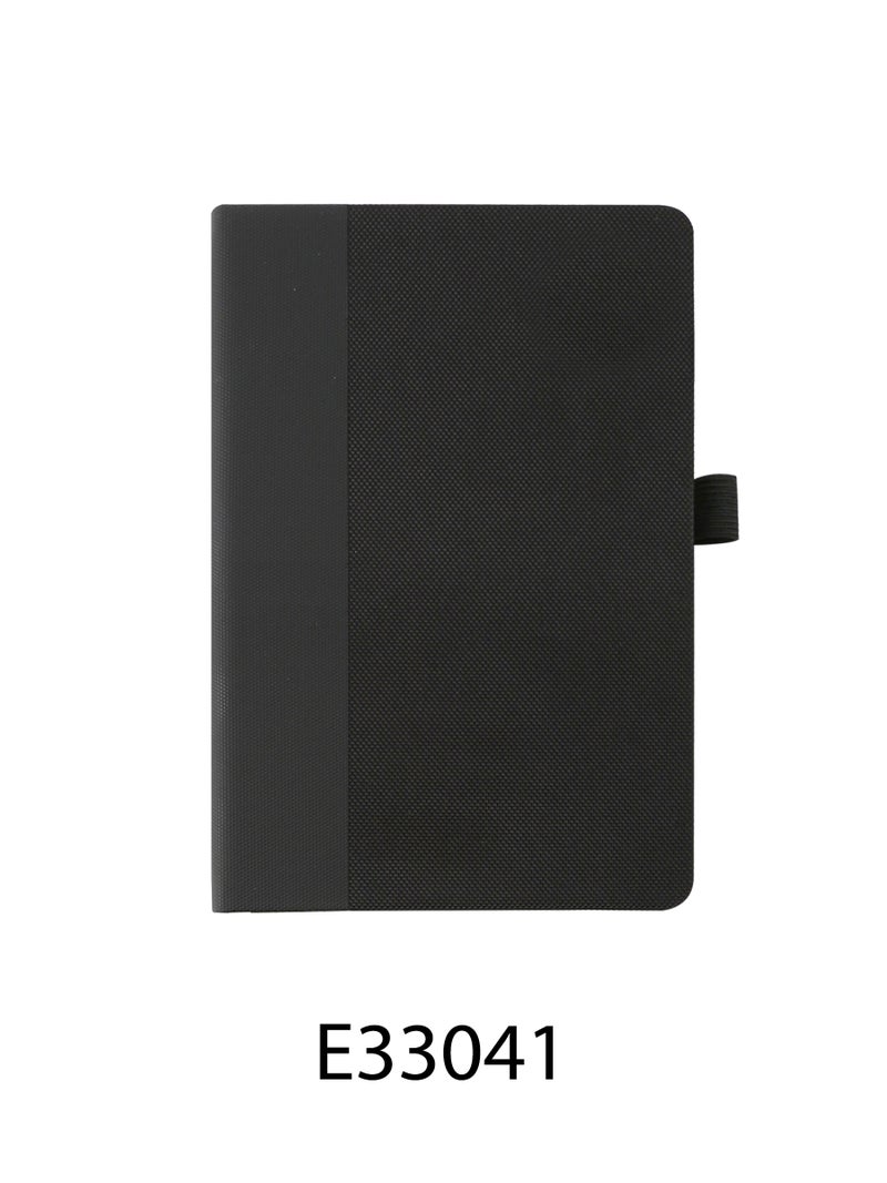 ORYX Unisex Textile-Covered Modern Notebook – Durable, Stylish Journal with Soft Touch Black - Image 2