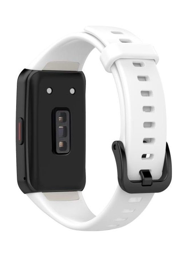 NIBEMINENT Replacement Strap For Huawei Honor Band 6 TPU White - Image 5