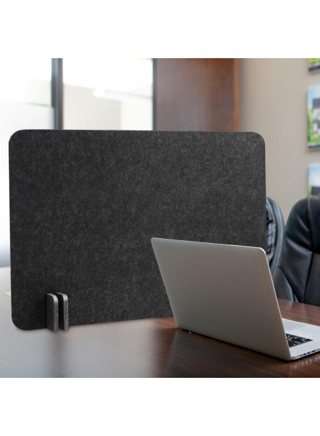 Bukela 6 Pack Freestanding Desk Divider Noise Reducing Desk Privacy Panel for Table Standing Sound Proof Dividers Desktop Office Furniture Partitions for Classroom(Black) - Image 4