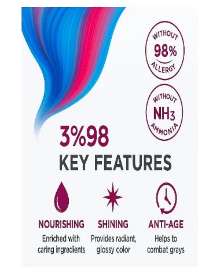 ING Professional Coloring Cream 2x500ml – Ammonia Free Hair Color Cream with Argan Oil, Avocado Oil & Vitamin C – Permanent Professional Hair Dye for Salon Use, Full Gray Coverage, Long Lasting Hair Colour - Image 3