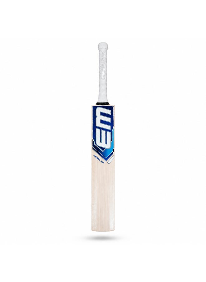 Elan EM Kashmir Willow Bat Full Size for Leather Ball – Premium Cricket Bat for Match & Practice Play - Image 1