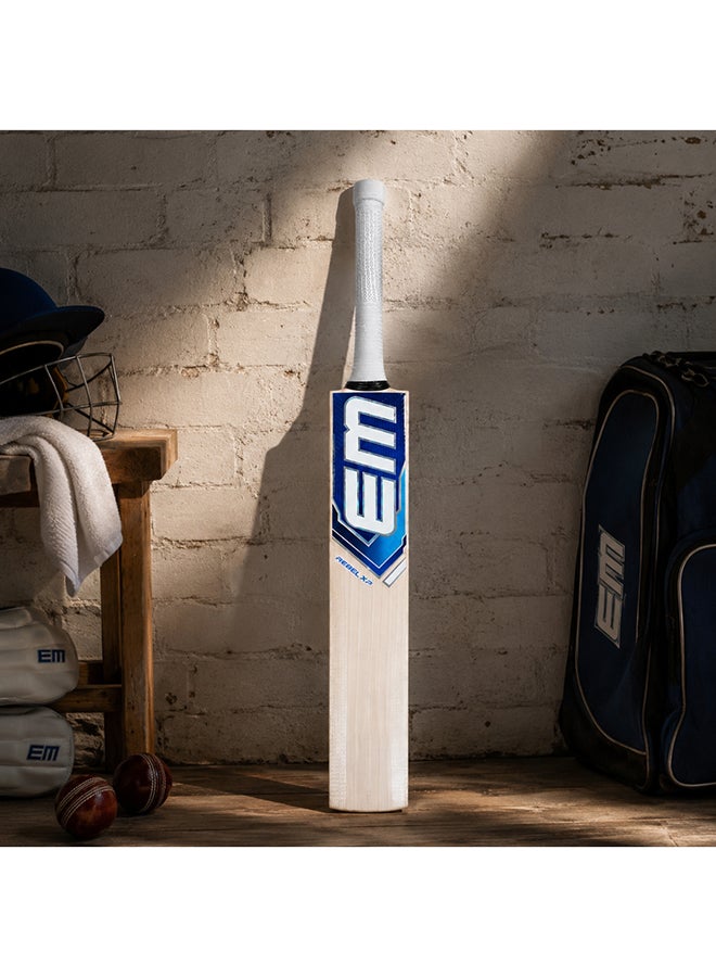 Elan EM Kashmir Willow Bat Full Size for Leather Ball – Premium Cricket Bat for Match & Practice Play - Image 2
