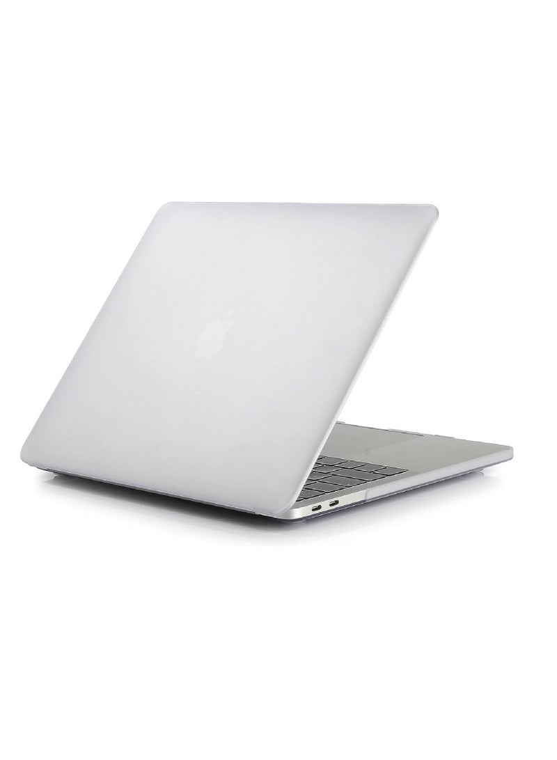 AMM Protective Hard Shell Case and US Layout Russian Keypad Cover Compatible with MacBook Pro 13-Inch with Touch Bar and Touch ID Release 2020 Model M1 A2338/A2289/A2251 White - Image 3