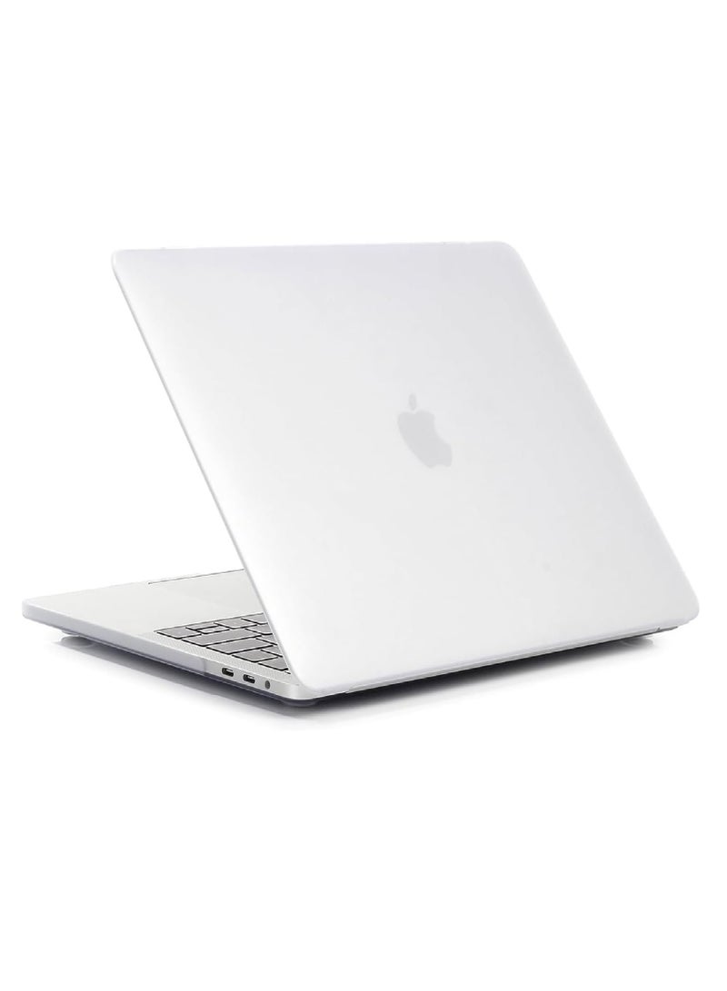 AMM Protective Hard Shell Case and US Layout Russian Keypad Cover Compatible with MacBook Pro 13-Inch with Touch Bar and Touch ID Release 2020 Model M1 A2338/A2289/A2251 White - Image 4