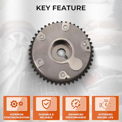 ISINSWIFT 917-251 Engine Variable Valve Timing (VVT) Sprocket fit for Honda 2012-2015 Crosstour, 2012-2014 CR-V, 2008-2012 Accord L4 2.4L, Replacement# 917-251, 14310R44A01, 14310R5A305 - Image 3
