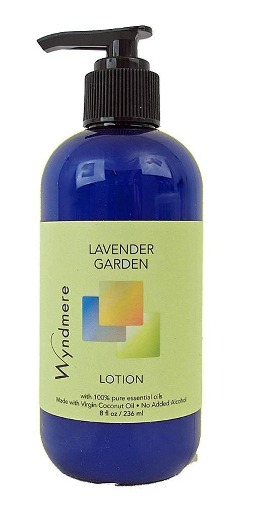 Wyndmere Lavender Garden Lotion - Soothing Moisturizing Lotion for Face & Body made with All-Natural Ingredients & Pure Essential Oils 8oz