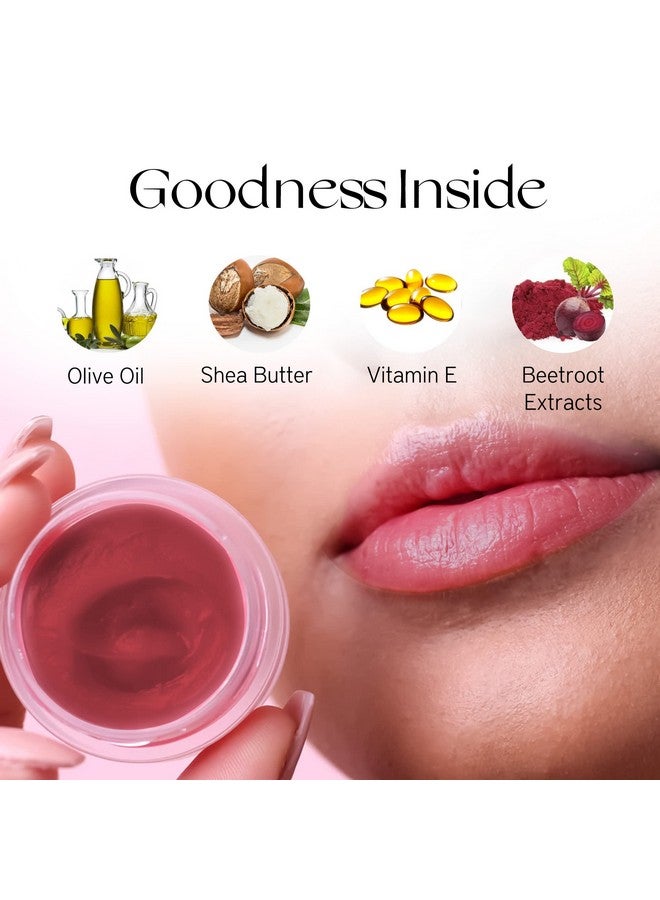 NOURISH MANTRA Beetroot Blast Lip Balm With Spf/Formulated With Beetroot Extracts, Olive Oil, Shea Butter, Vitamin E, And Avocado Oil/Best For Both Women And Men/ 12Gms - Image 2