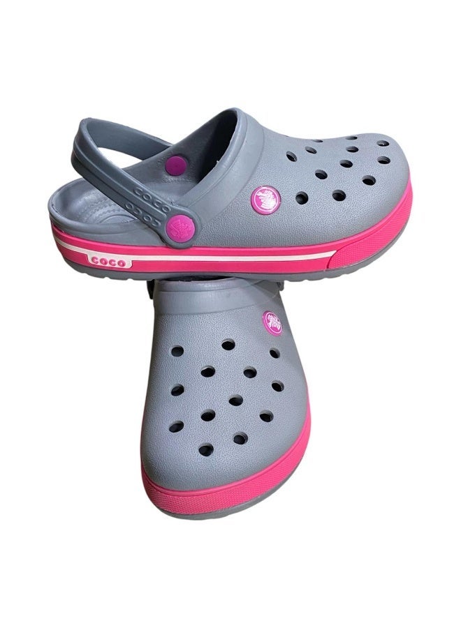 crocs Kids Clog Lightweight Comfortable Slip-On with Back Strap - Breathable Design for Daily Wear, Beach & Outdoor Activities - Multi Color - Image 2