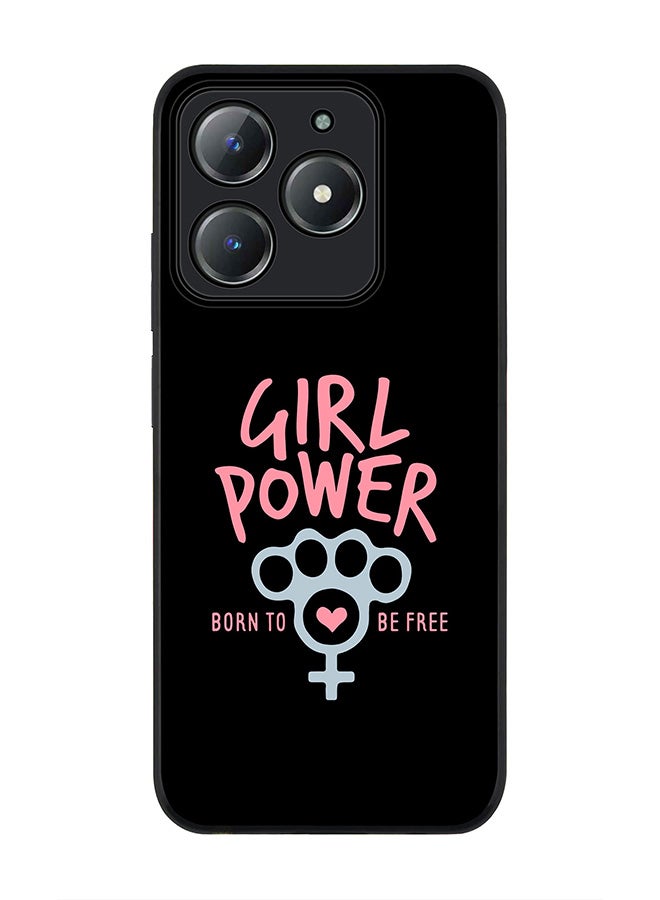 Stylizedd For Realme C63 / Realme C61 4G Case,Slim fit Camera Protection, Shockproof Thin Phone cover  - Girl Power - Image 1