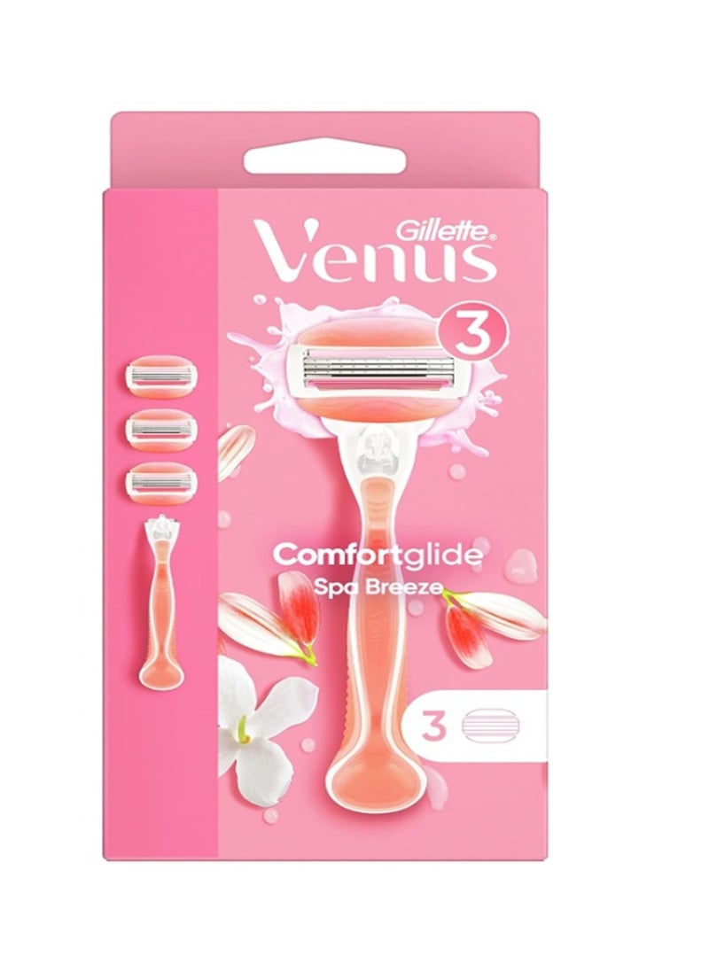 Venus Comfort Glide Spa Breeze Razor 2 Count  - Image 1