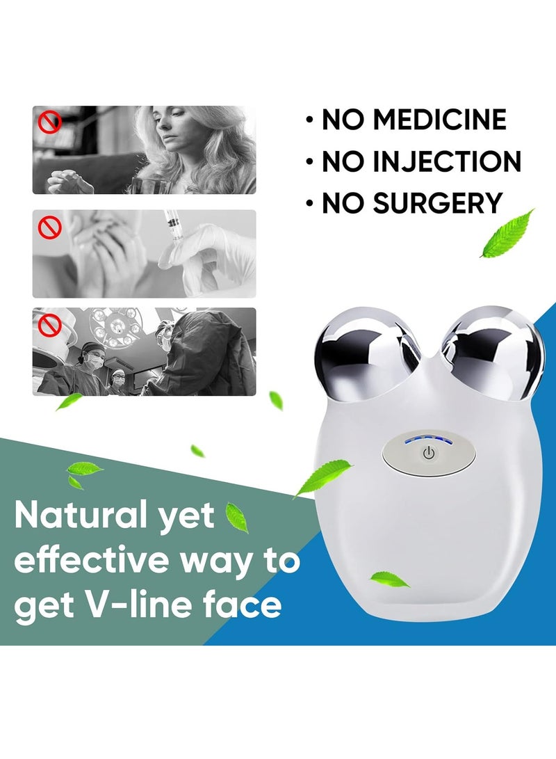 general Microcurrent Facial Device,V-Face Sculpting Tool,Electric Face Massager Roller for Anti Aging Wrinkle Reducer Rejuvenation Spa Instant Face Lift,Best Gift for Women  - Image 2