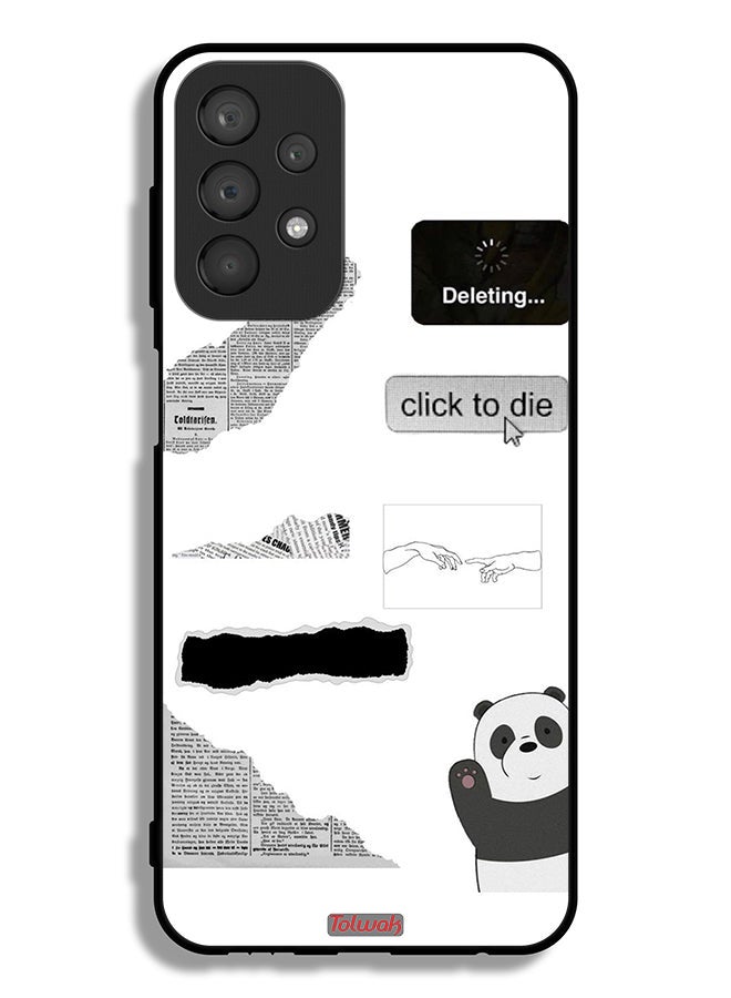 Samsung Galaxy A23 4G Protective Case Cover Panda Sticker