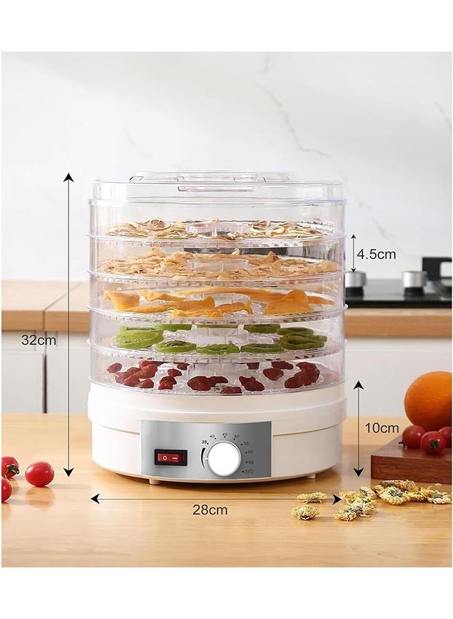 food dryer,Food Dehydrator, 5 Tier and Digital Temperature Controls, Electric Food Preserver Machine with Powerful Drying Capacity for Fruits, Veggies, Meats & Dog Treats  - Image 4