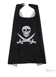 Brain Giggles Brain Giggles Pirate Superhero Cape Costume set with Mask for Party Dress up Role Play Costume for kids  - Image 3