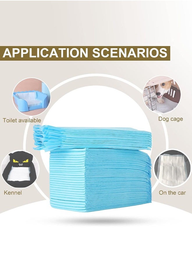 Generic - 50pcs M Size Pet Overnight Urine Pad Thickened Diaper 45*60cm Instant Suction Water Lock Deodorization For Pet Incontinence Bed Protection For Changing Mats Or Pet Training - Image 1