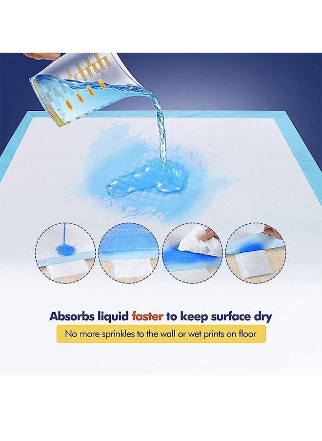 Generic - 50pcs M Size Pet Overnight Urine Pad Thickened Diaper 45*60cm Instant Suction Water Lock Deodorization For Pet Incontinence Bed Protection For Changing Mats Or Pet Training - Image 1
