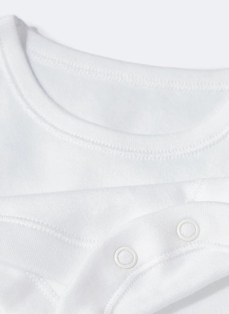 Matalan Baby 5 Pack White Sleeveless Bodysuits
