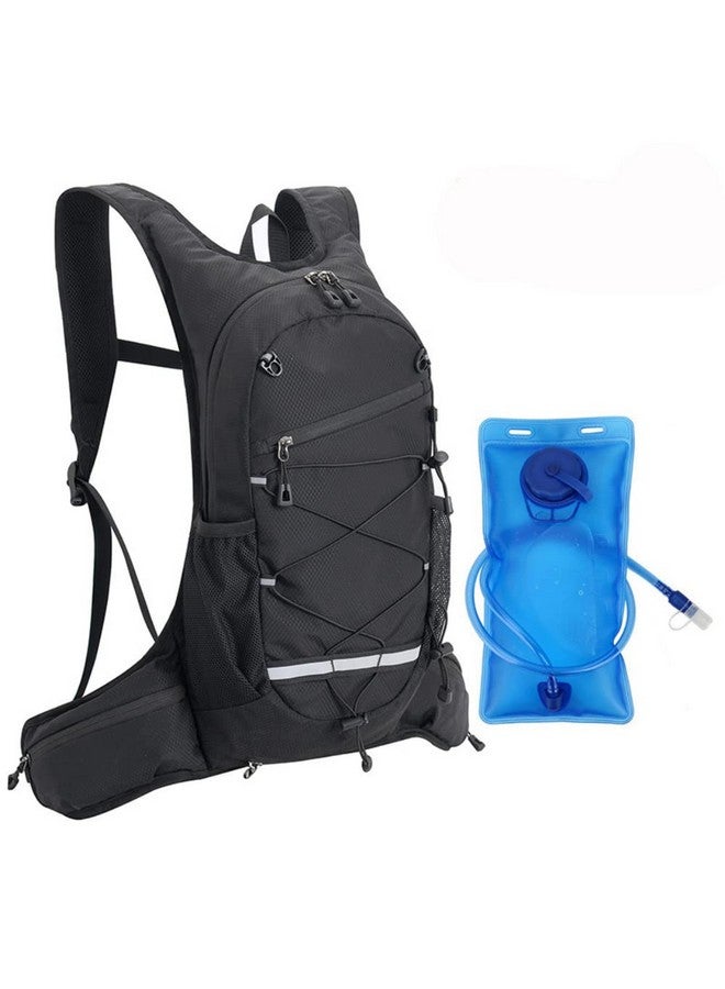 GUSTAVE¬Æ Trekking Backpack with 2L Water Bladder, Waterproof Travel Pack for Hiking Camping Running, Professional Hiking Backpack for Men Women Kids BPA Free - Image 1