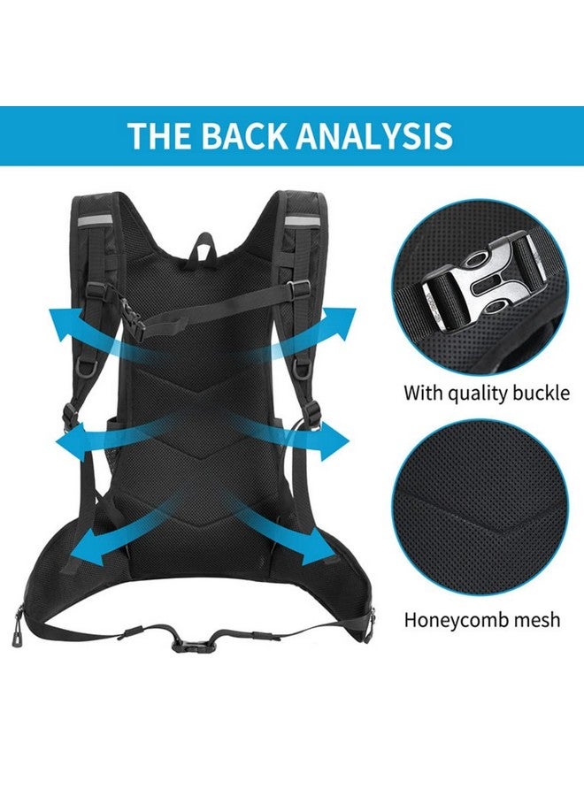 GUSTAVE¬Æ Trekking Backpack with 2L Water Bladder, Waterproof Travel Pack for Hiking Camping Running, Professional Hiking Backpack for Men Women Kids BPA Free - Image 2