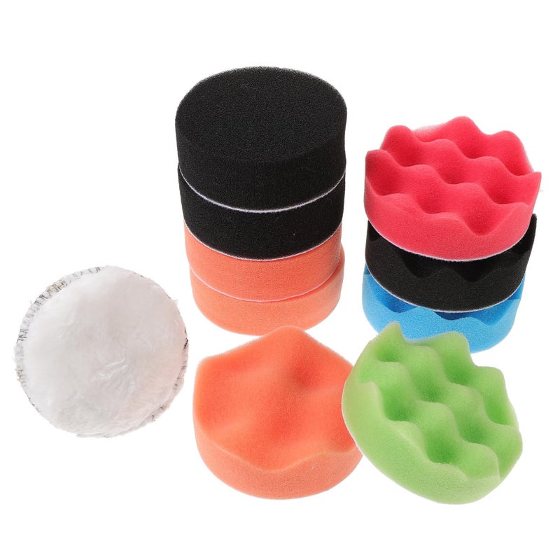 Healifty 8x8cm Drill Polishing Kit Buffer Attachment Wheel For Car Detailing - Image 2