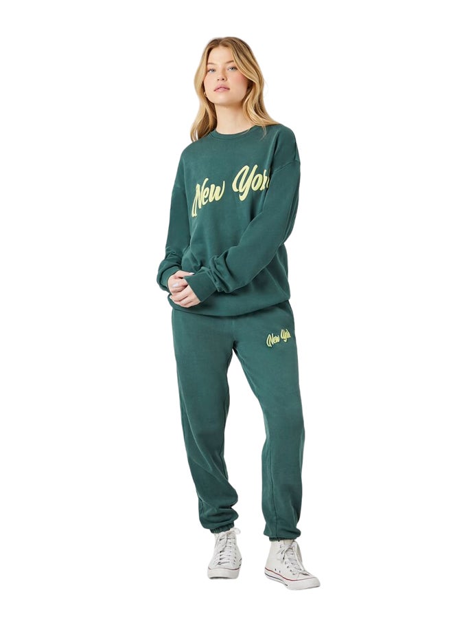 FOREVER 21 Fleece New York Graphic Pullover  - Image 1