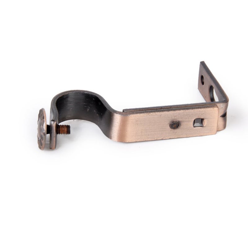 6pcs 18-22mm Adjustable Curtain Rod Bracket Wall-mounted Curtain Pole Drapery Bracket( ) - Image 5