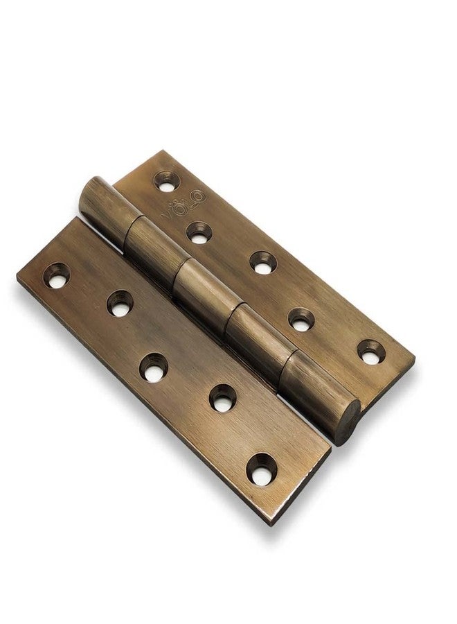 Volo® Door Butt Hinges 5 inch / 4 inch x 10 Gauge/3 mm Thickness (Stainless Steel, Antique Finish) (5 Inch (Pack of 3 Pcs)) - Image 4