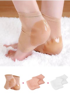 Super ZYouth 3 Pair Heel Protectors Set Plantar Fasciitis Inserts Pads Heel Support Cushion for Repair Dry Cracked Heel and Reduce Pains of Plantar Fasciitis  - Image 1