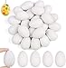 DIYASY Easter White Fake Eggs30 Pcs Plastic Egg with Ribbon for Kids Craft Making and Easter Tree Ornaments - Image 4