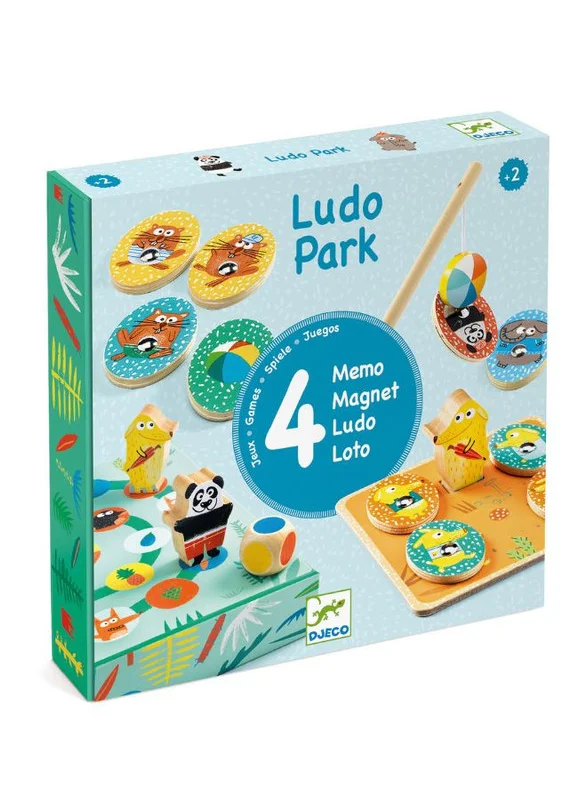 DJECO Ludo Park Wooden Games