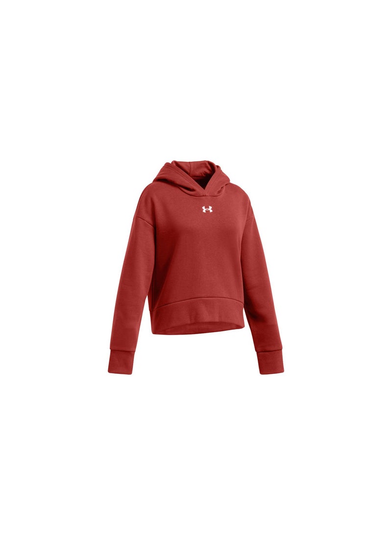 UNDER ARMOUR Girls' Rival Fleece Hoodie - Image 3