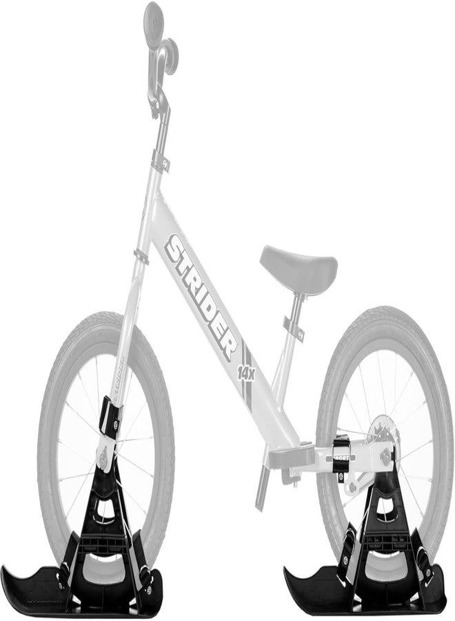 ستردير مجموعة زلاجات الثلج الرياضية Strider 14x - تحويل دراجة التوازن إلى زلاجة - تناسب دراجة التوازن 14x الخاصة بنا - للأطفال من 3 إلى 6 سنوات - تجميع بدون أدوات - Image 1