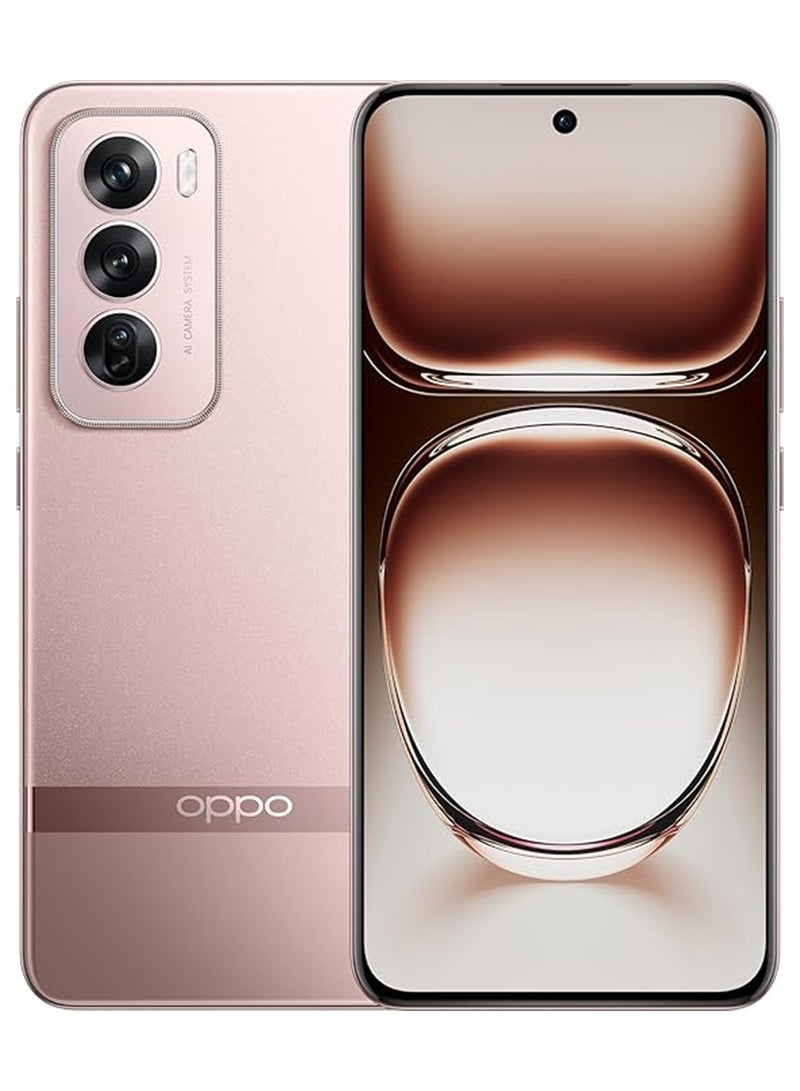 OPPO Reno 12 Pro Dual SIM 5G Sunset Gold 12GB RAM 512GB IP65 Waterproof 6.7″ 120Hz AMOLED Screen 50MP Camera - Middle East Version - Image 1