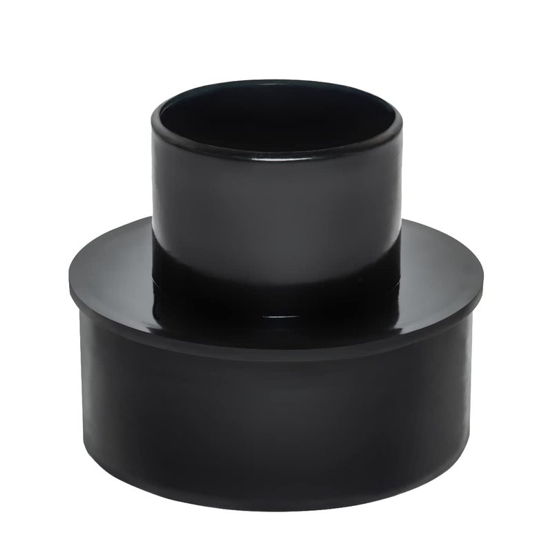 POWERTEC POWERTEC 70104 4 Inch Hose to 2-1/2 Inch Hose Reducer, Dust Collection Fittings for Dust Collection Hose, Dryer Vent Hose & Shop Vacuum Hose Connection, 1 Pack  - Image 1