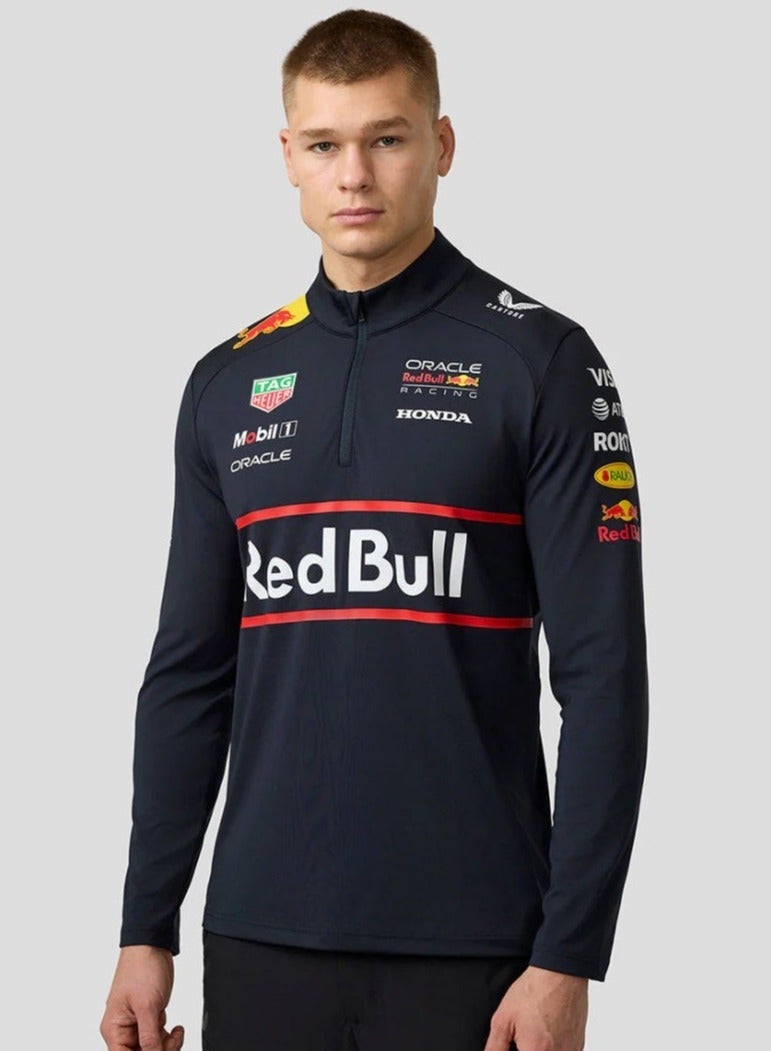 RED BULL 1/4 ZIP MIDLAYER - Image 1