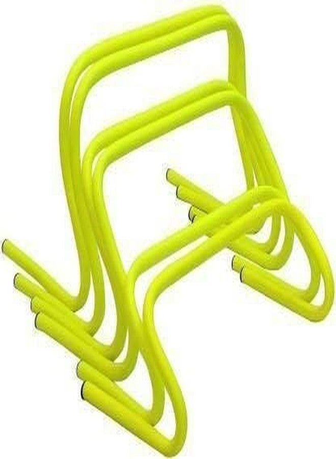 YMD New Agility 6inchx2 9inchx2 12inchx2 Hurdle/Track and Field Hurdle PVC Speed Hurdles (for Adults, Children Pack of 6) - Image 1